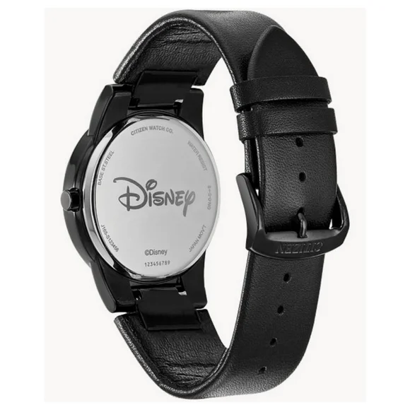 CITIZEN Disney Mickey Mouse Eco Drive Black Mens Watch - Picture 2 of 5